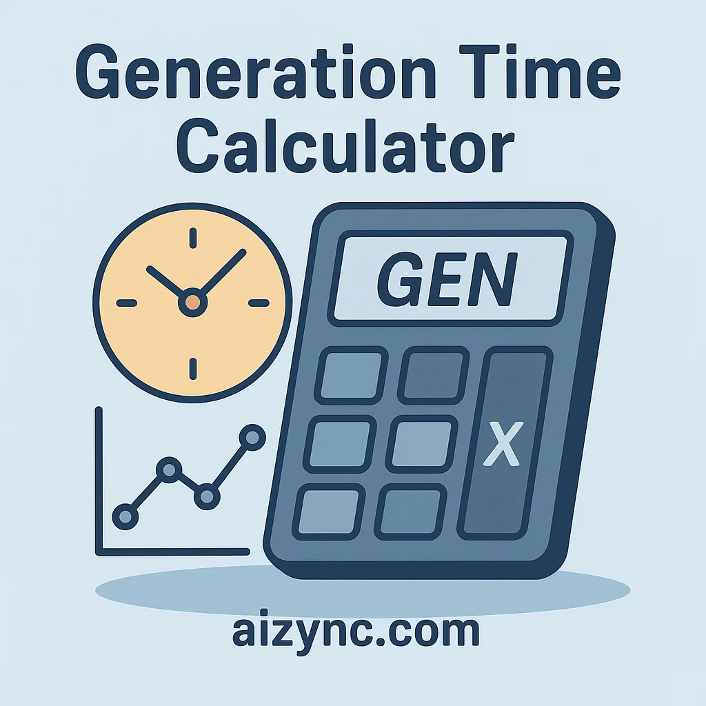 Generation Time Calculator