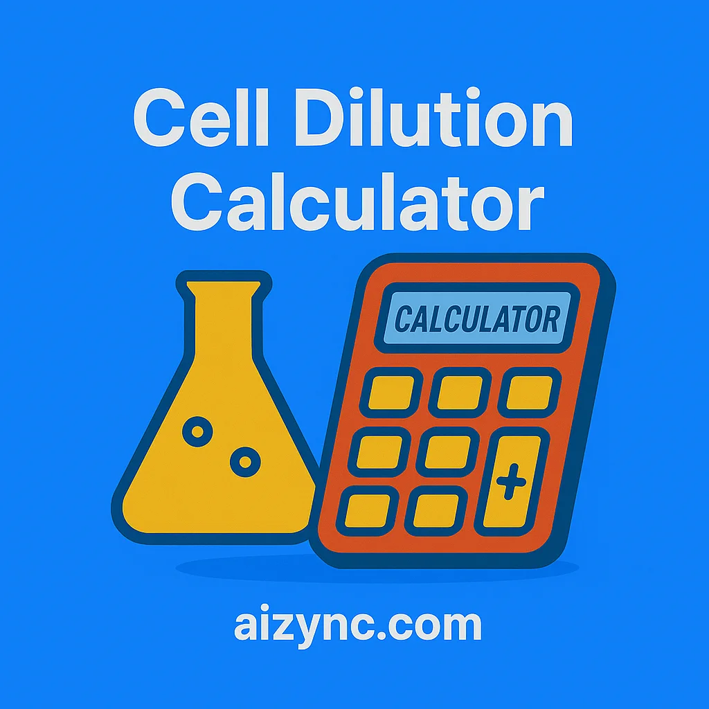 Cell Dilution Calculator