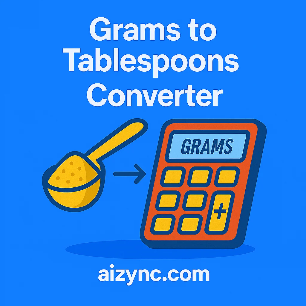 Grams to Tablespoons Converter
