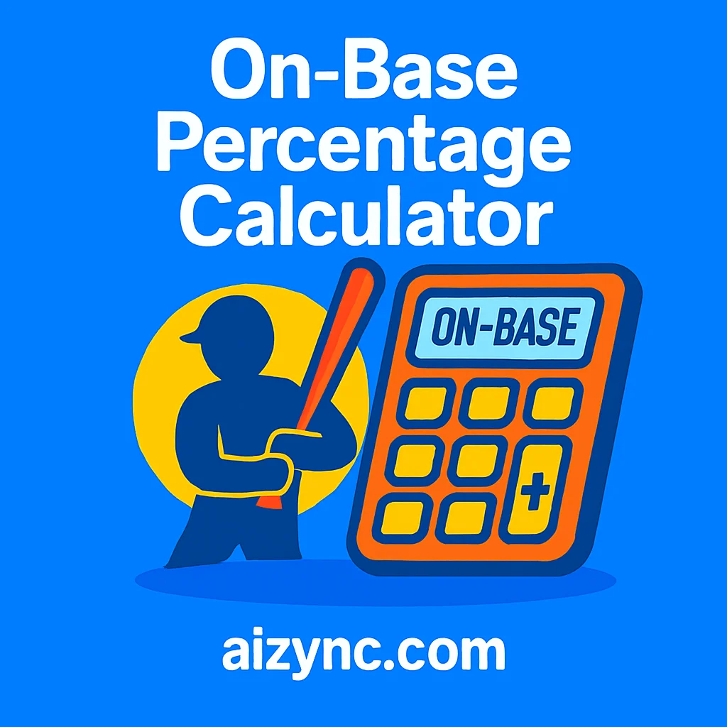 On Base Percentage Calculator