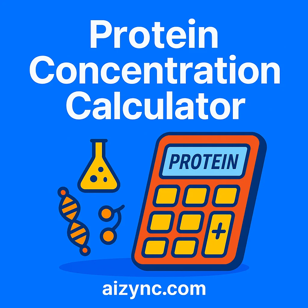 Protein Concentration Calculator