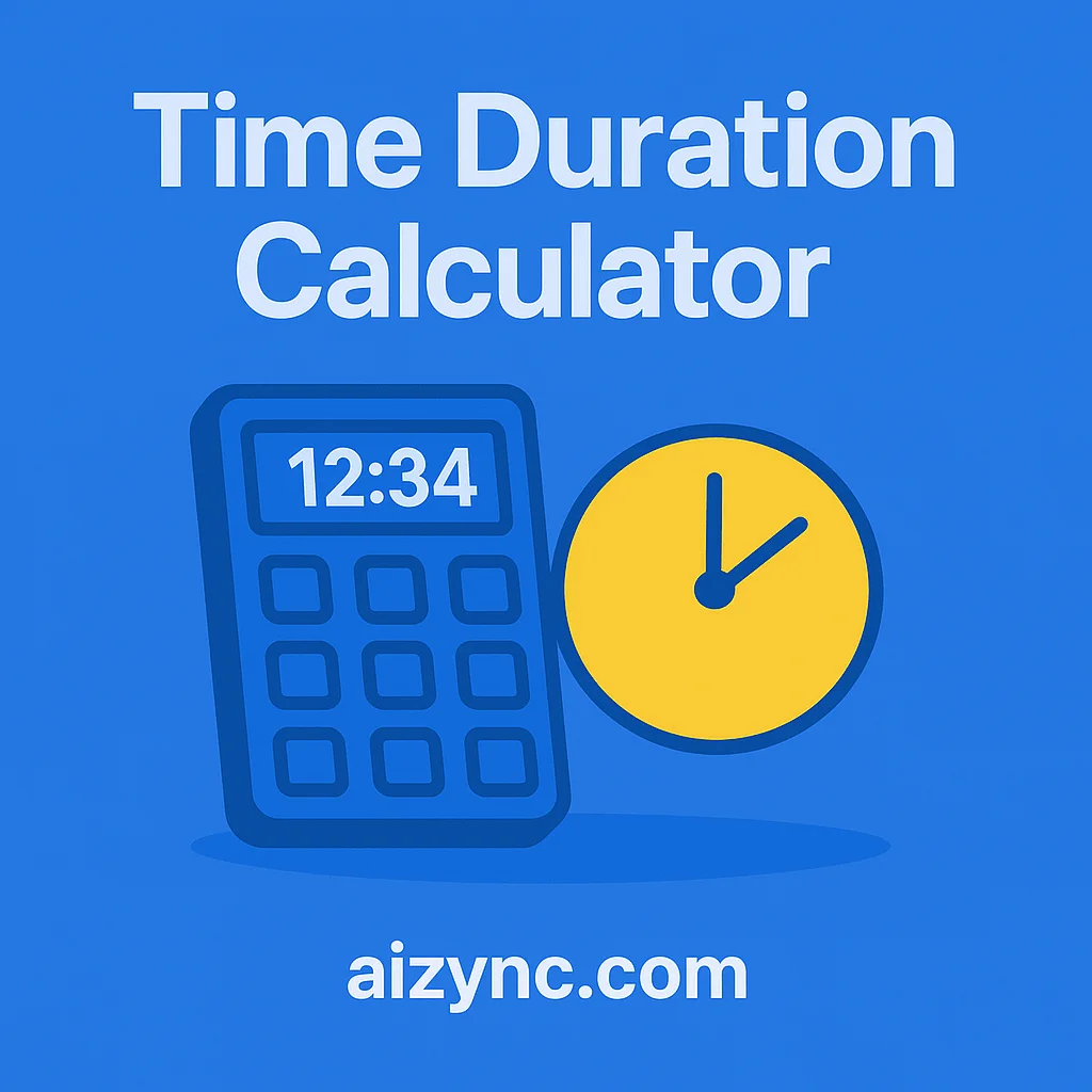 Time Duration Calculator