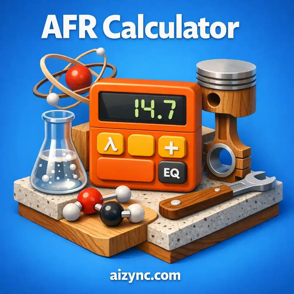 Free AFR Calculator (Air-Fuel Ratio)