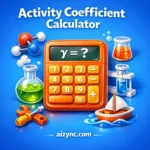 Activity Coefficient Calculator-Fast-Free-Accurate